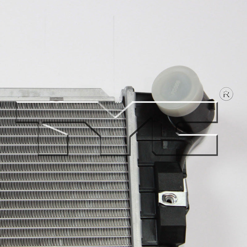 Ford Lincoln Radiator with OEM #  AA8Z 8005 D TYC #  13185
