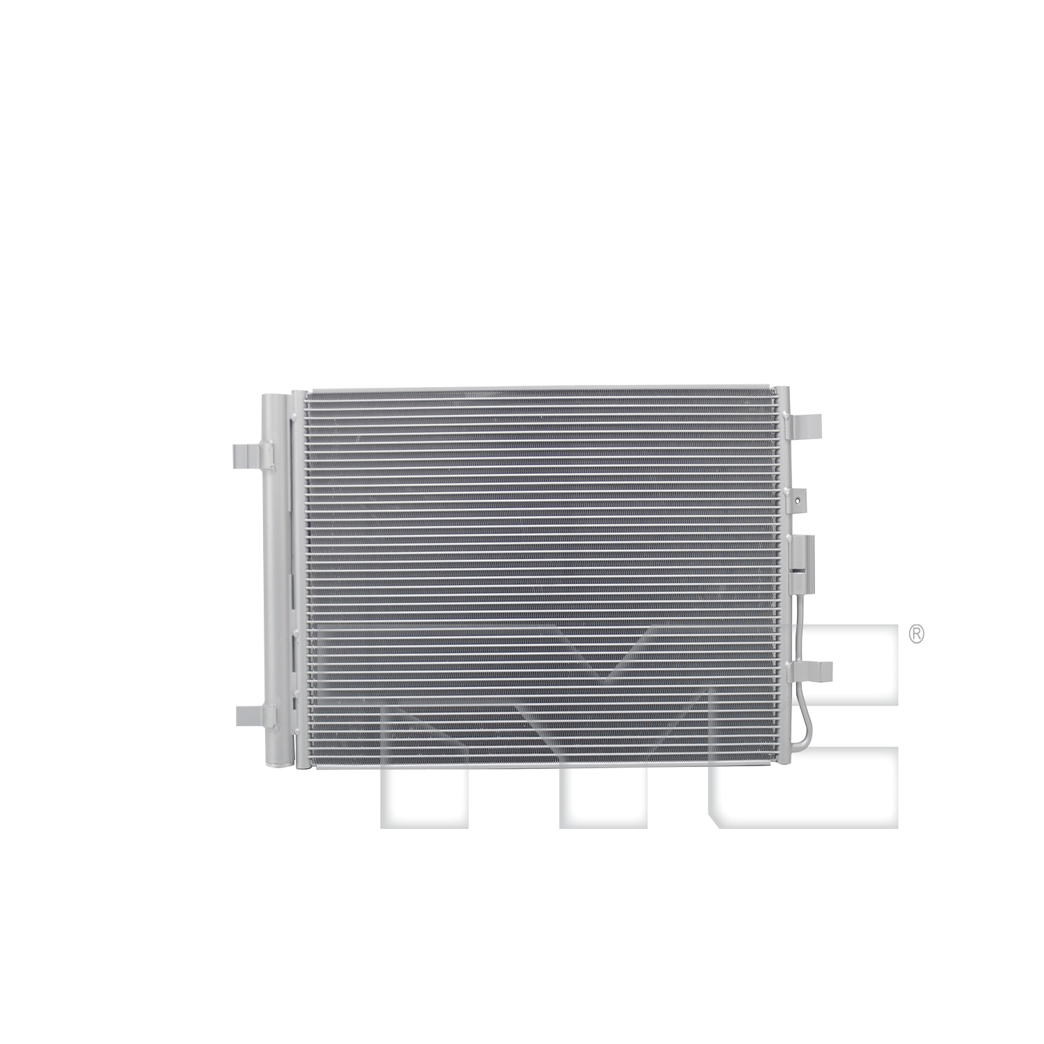 Hyundai A/C Condenser with OEM # 97606-BE000 TYC #  30275