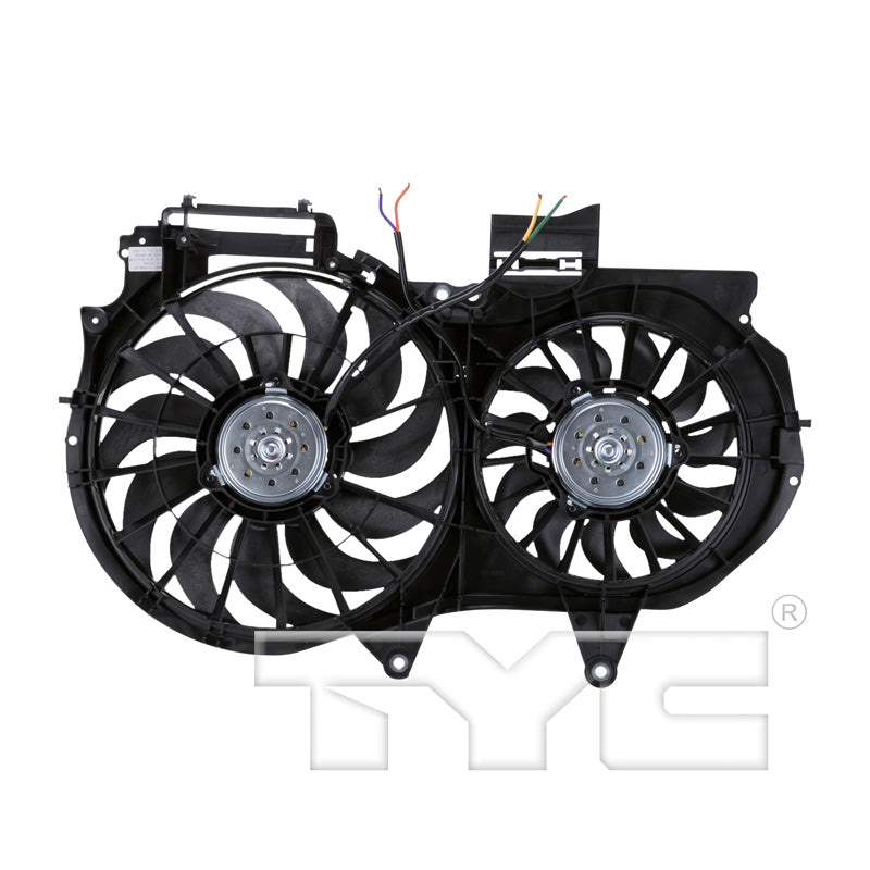 TYC Cooling Fan Assembly for Audi A4 Quattro 2002-2009 OEM # 8E0 121 207 F