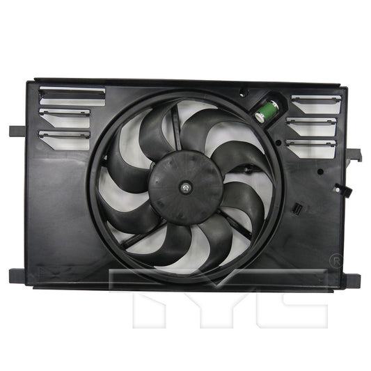 TYC Cooling Fan Assembly for Fiat 500X 2016-2018 OEM # 68247205AA