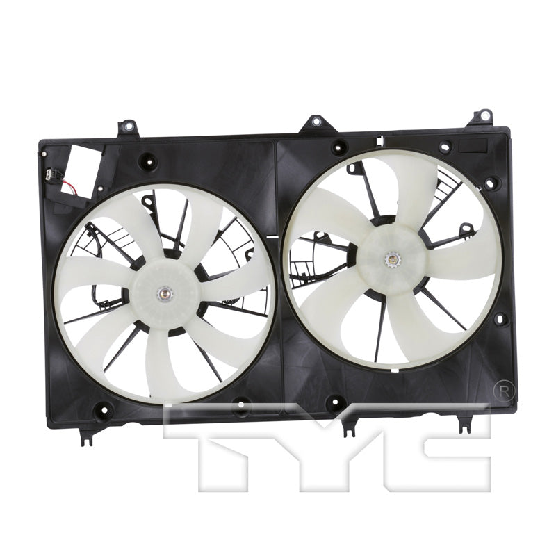 TYC Cooling Fan Assembly for Toyota Highlander 2008-2013 w Tow OEM # 16361-0P170