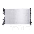 Fiat Radiator with OEM #  55111352AA TYC #  13245