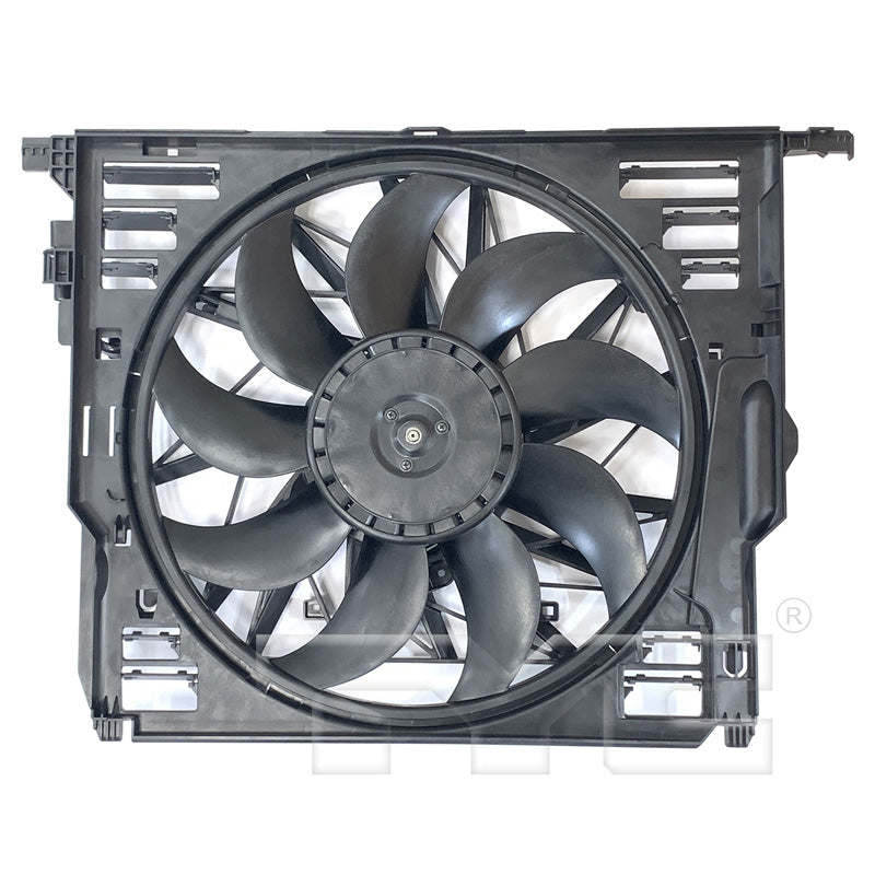 TYC Cooling Fan Assembly for BMW 550i GT 2010-2015 OEM # 17 41 4 578 976