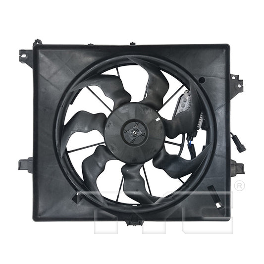 TYC Cooling Fan Assembly for Kia Forte5 2014-2018 OEM # 25380-A7000