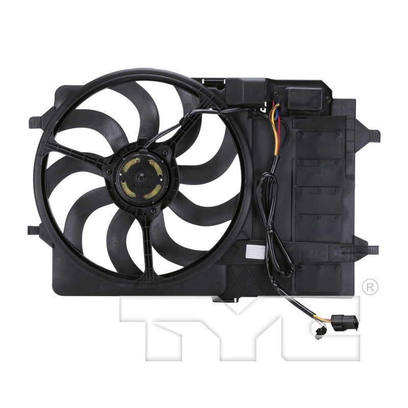 TYC Cooling Fan Assembly for Mini Cooper 2002-2003 See Note OE# 17 10 1 475 577