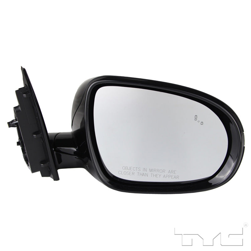 Kia Passenger Side Mirror with OEM #  87620 C6150 TYC #  8130341
