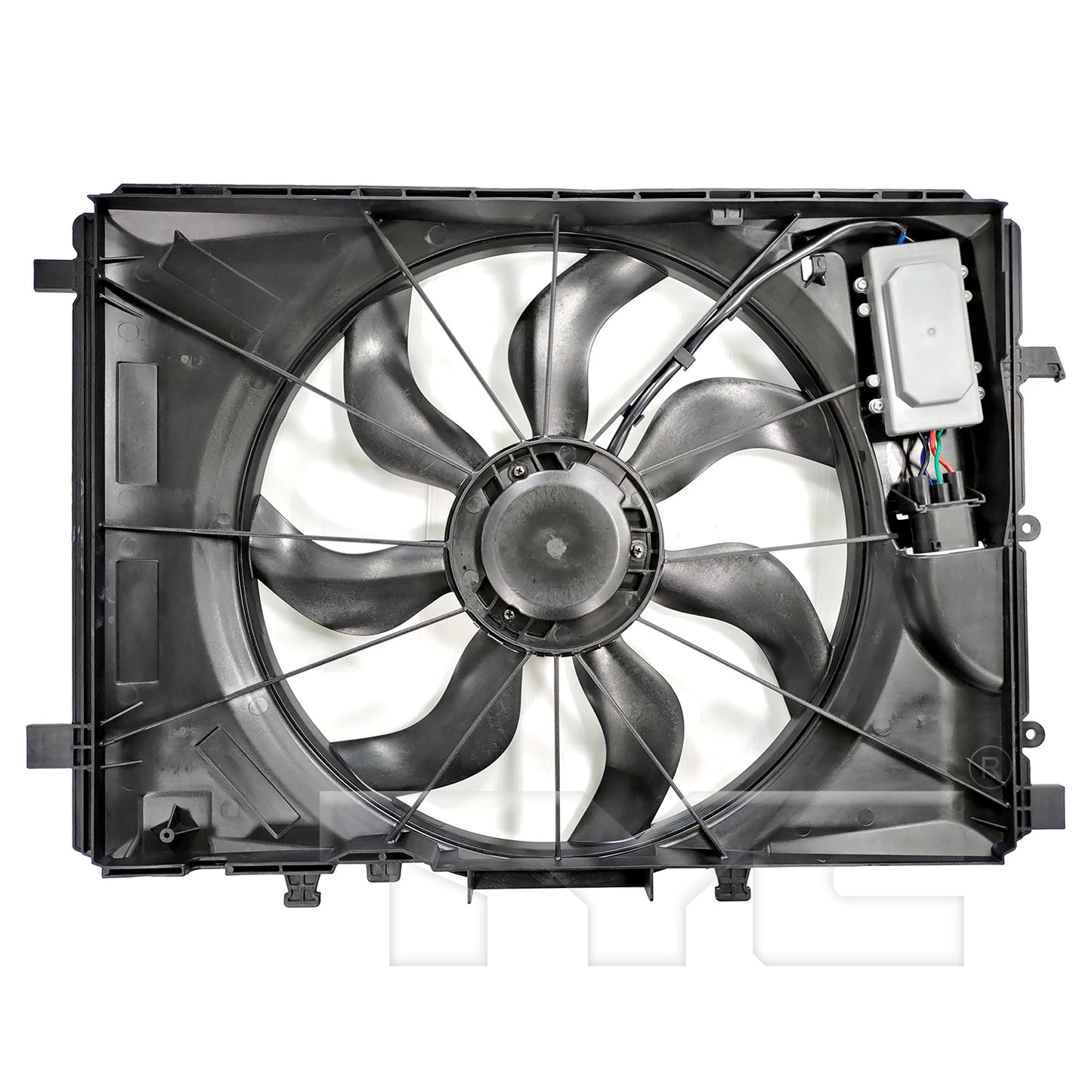 TYC Cooling Fan Assembly for Mercedes-Benz GLA250 2015-2020 OEM # 246 500 00 64