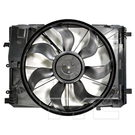 TYC Cooling Fan Assembly for Mercedes-Benz GLA250 2015-2020 OEM # 246 500 00 64