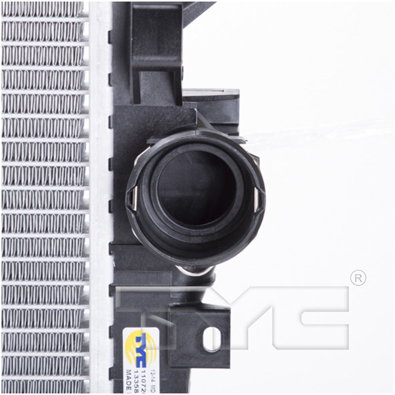 Mercedes-Benz Radiator with OEM #  197 500 00 03 TYC #  13358