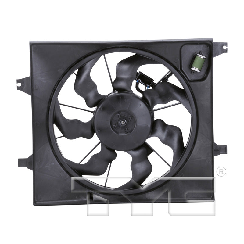 TYC Cooling Fan Assembly for Kia Soul 2010-2011 OEM # 25380-2K000