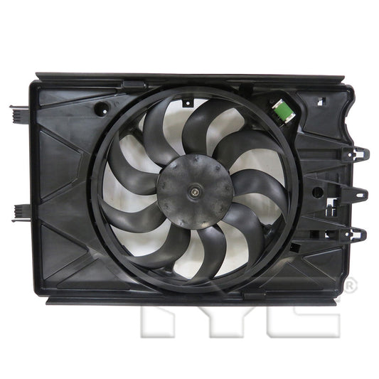 TYC Cooling Fan Assembly for Fiat 500L 2014-2020 OEM # 68202033AA