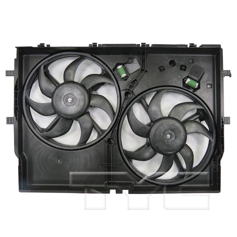 TYC Cooling Fan Assembly for Ram ProMaster 3500 2014-2018 w/ AC OEM # 68188996AA