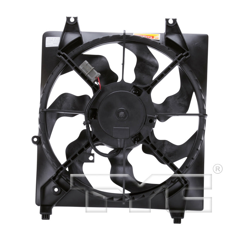 TYC Cooling Fan Assembly for Hyundai Santa Fe 2007-2009 wo Tow OEM # 25380-2B100