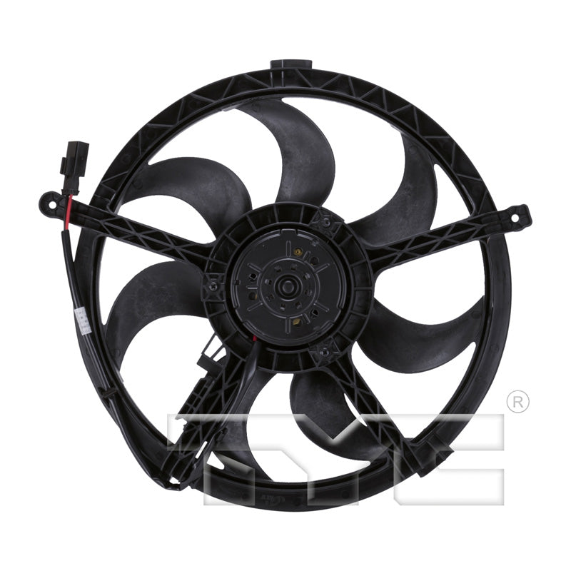 TYC Cooling Fan Assembly for Mini Cooper 2007-2015 OEM # 17 42 2 754 854