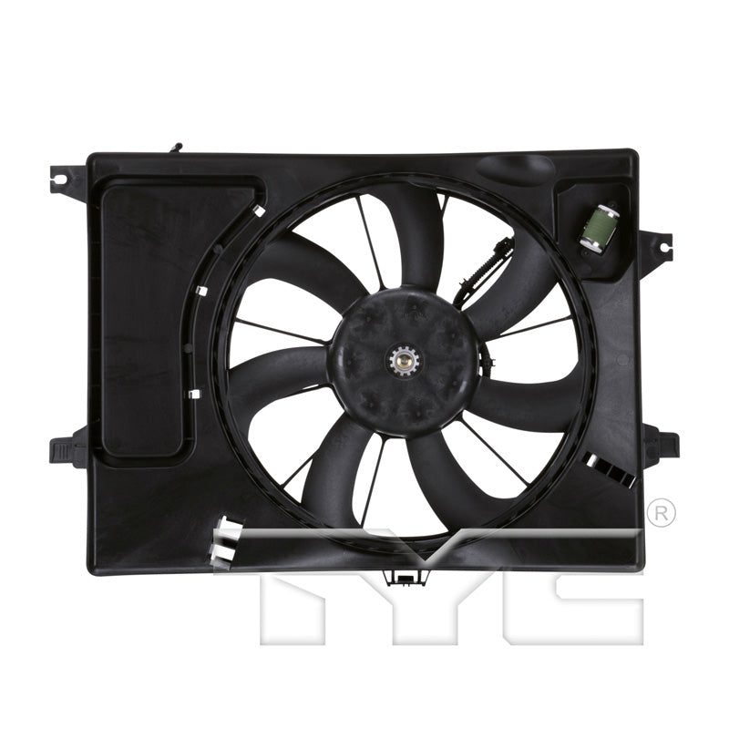 TYC Cooling Fan Assembly for Kia Soul 2012-2019 OEM # 25380 2K600