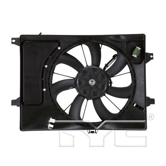 TYC Cooling Fan Assembly for Kia Soul 2012-2019 OEM # 25380 2K600