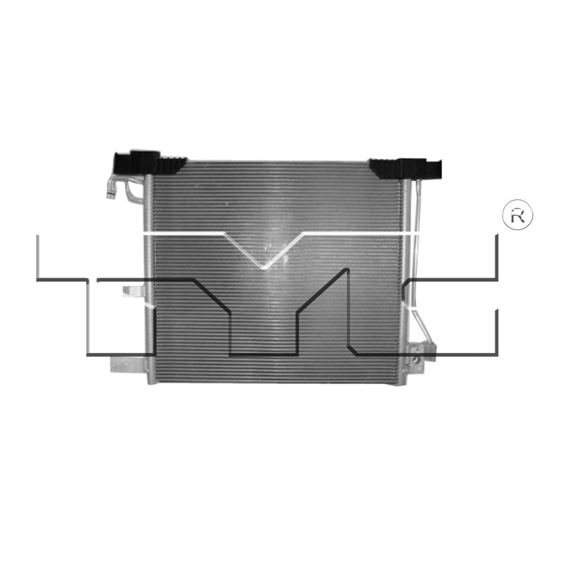 Nissan A/C Condenser with OEM # 92110-3DD0A TYC #  3968