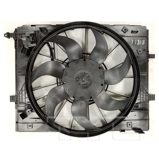 TYC Cooling Fan Assembly for MB GLC350e 2018-2020 wo Hitch OEM # 099 906 39 02
