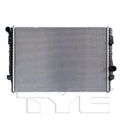 Volkswagen Radiator with OEM #  5C0 121 251 K TYC #  13423