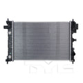 Chevrolet Radiator with OEM #  42349018 TYC #  13646