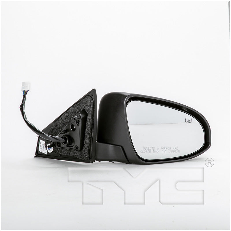 Toyota Passenger Side Mirror with OEM #  87901-07011 TYC #  5200341