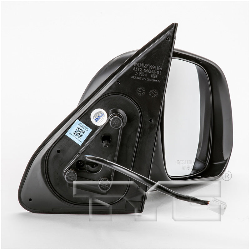 Toyota Passenger Side Mirror with OEM #  87910-04192 TYC #  5290531