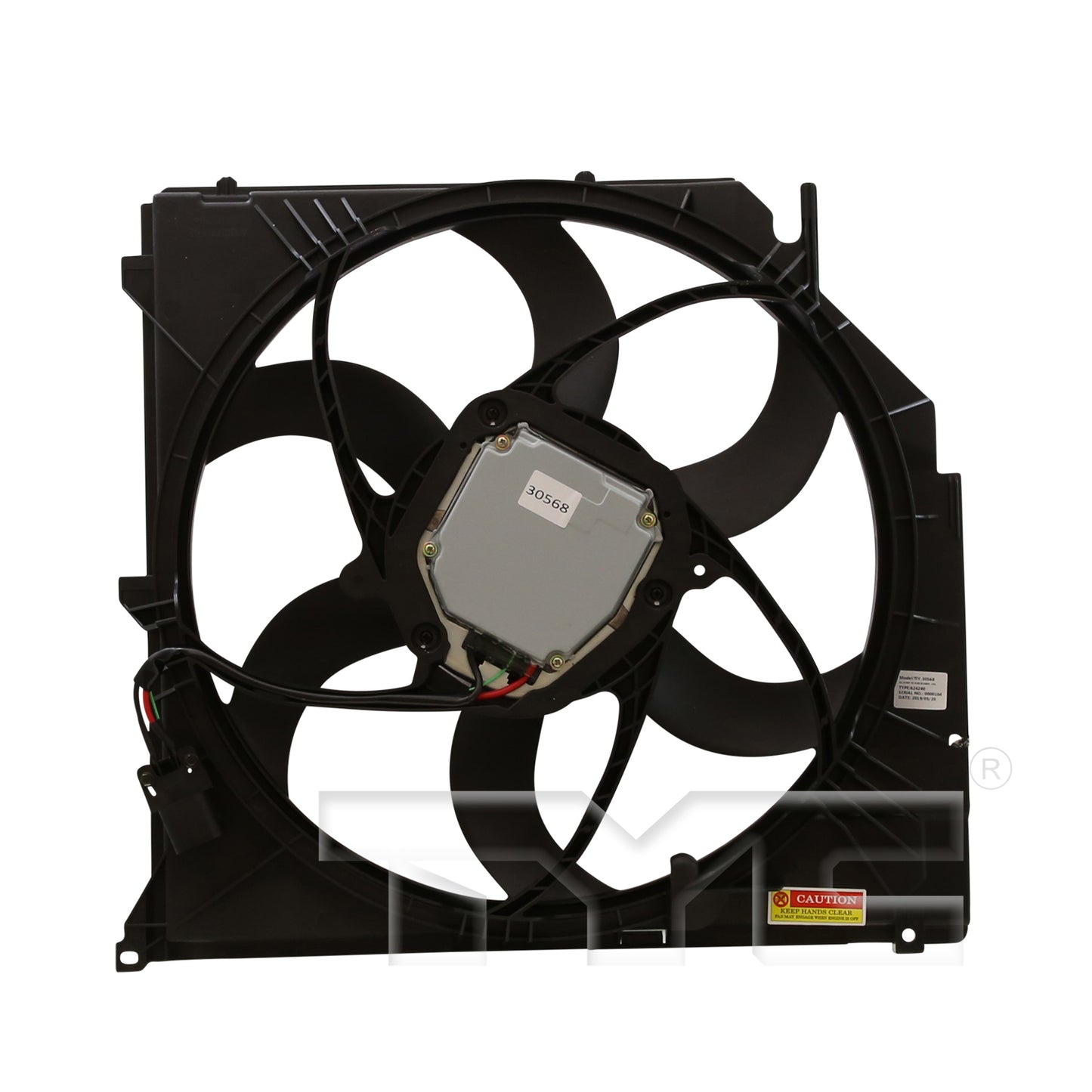 TYC Cooling Fan Assembly for BMW X3 2004-2010 400 WATT OEM # 17 11 3 401 056
