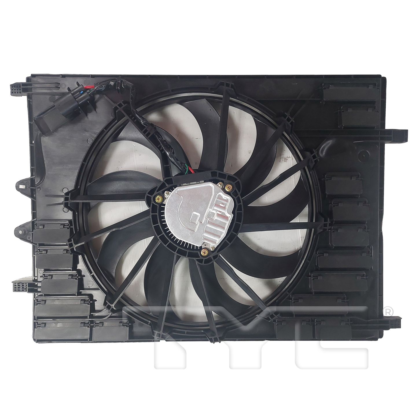 TYC Cooling Fan Assembly for Volvo V90 Cross Country 2022-2025 OEM # 31493262