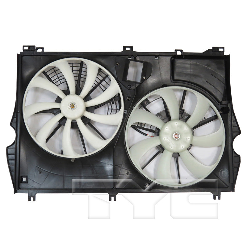 TYC Cooling Fan Assembly for Lexus RX350L 2018-2022 w/o TOC OEM # 16361-31470