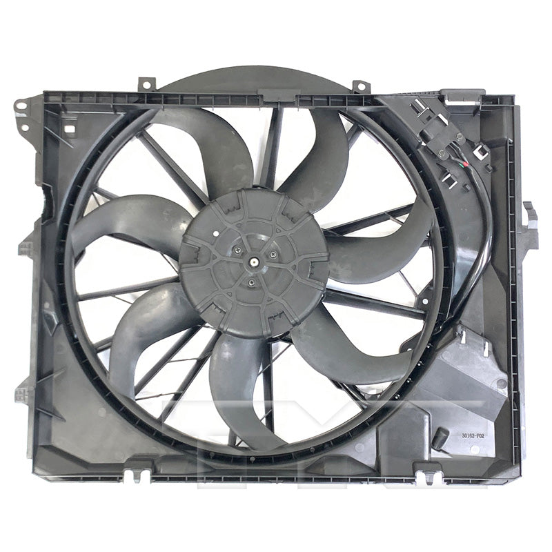 TYC Cooling Fan Assembly for BMW 328xi 2007-2008 See Note OEM # 17 42 5 A3F 107