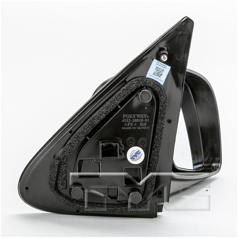 Hyundai Passenger Side Mirror with OEM #  87620-0W110 TYC #  7750031