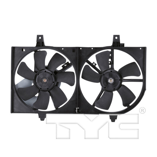 TYC Cooling Fan Assembly for Nissan Sentra 2002-2006 w/ A/C OEM # 21481-4Z320
