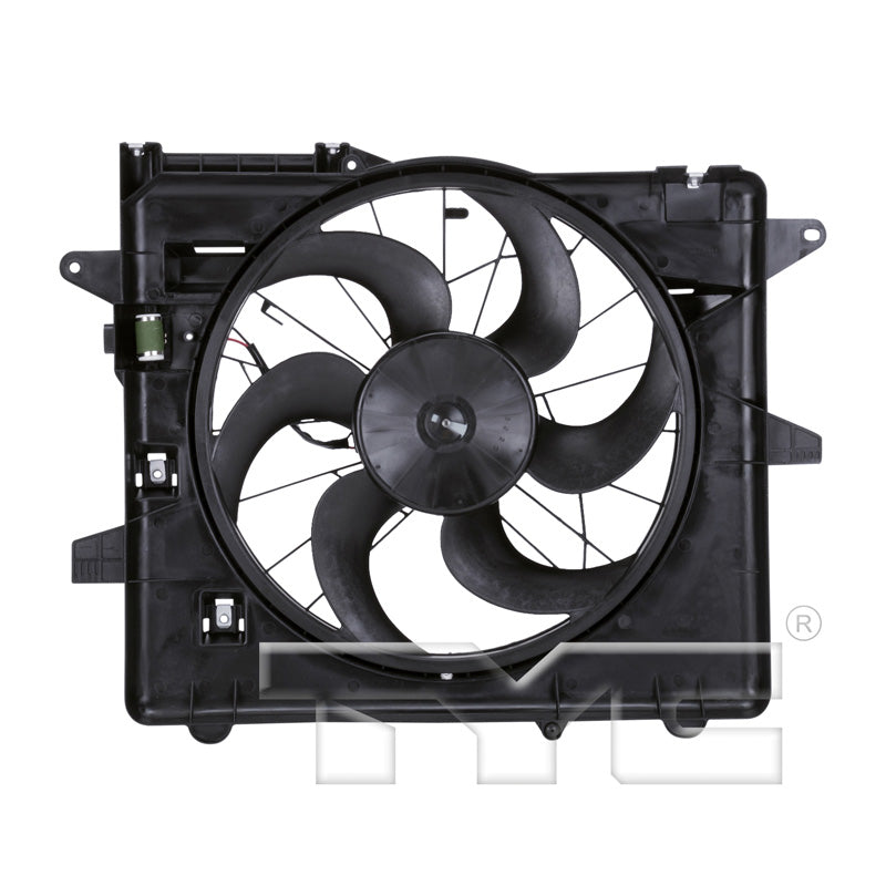 TYC Cooling Fan Assembly for Ford Mustang 2005-2014 OEM # BR3Z-8C607-A