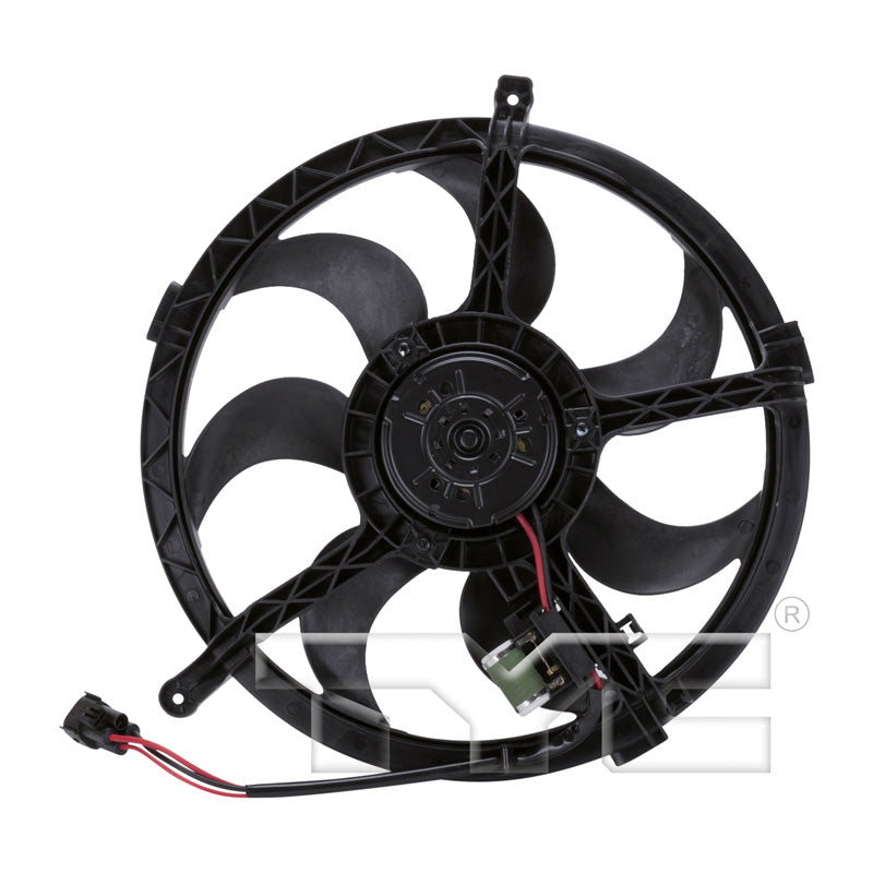 TYC Cooling Fan Assembly for Mini Cooper 2007-2015 OEM # 17 42 2 752 632