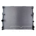 BMW Radiator with OEM #  17 11 8 743 665 TYC #  13792
