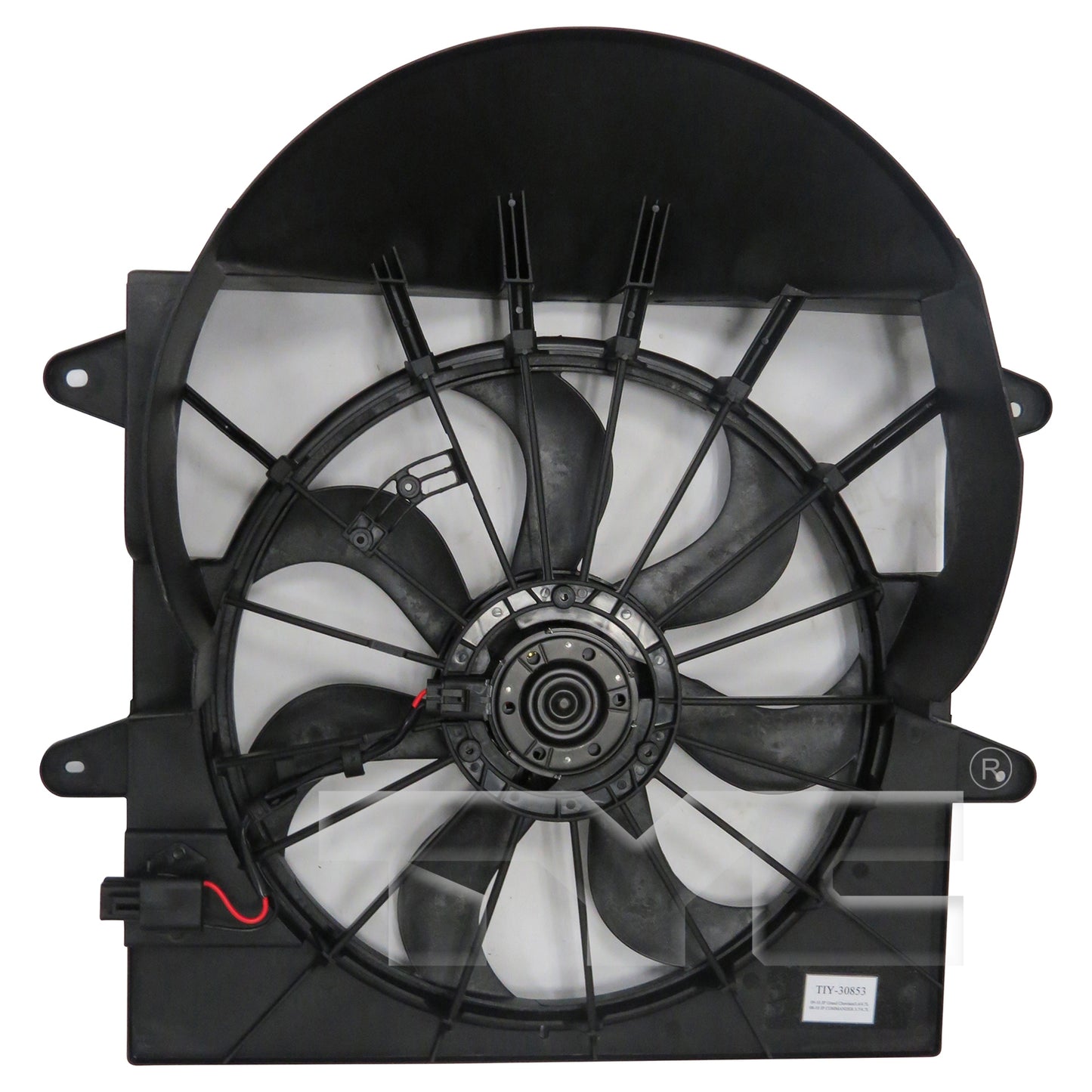 TYC Cooling Fan Assembly for Jeep Commander 2008-2010 OEM # 55037969AB