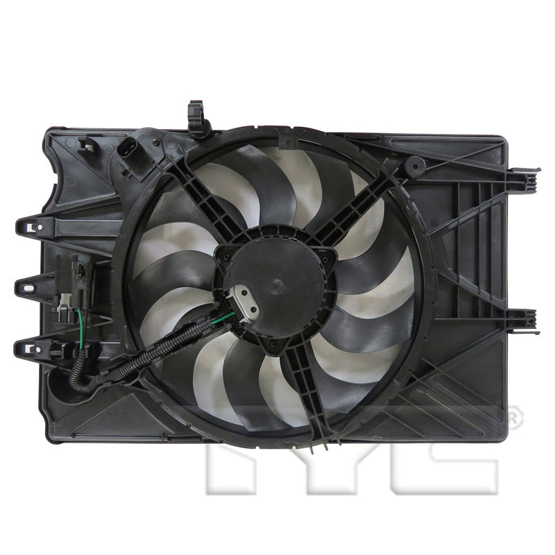 TYC Cooling Fan Assembly for Fiat 500L 2014-2020 OEM # 68202033AA