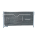 Honda A/C Condenser with OEM # 80100-SM1-A23 TYC #  4237