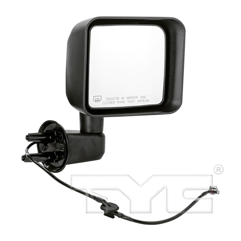 Jeep Passenger Side Mirror with OEM #  68229612AA TYC #  4130341