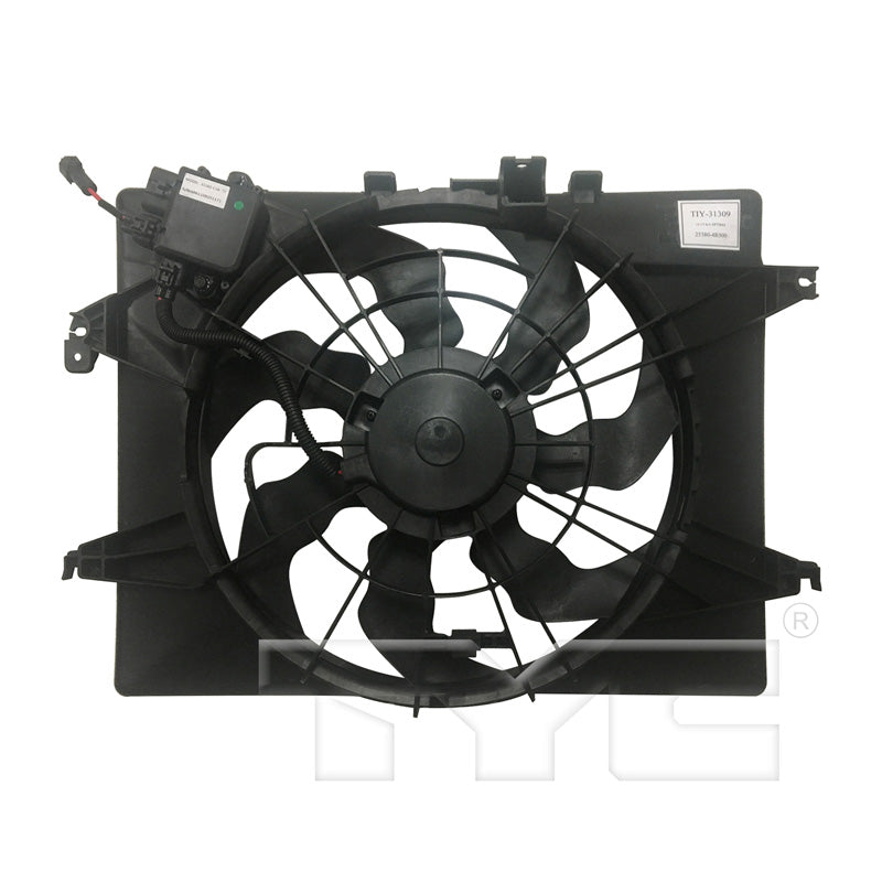 TYC Cooling Fan Assembly for Hyundai Sonata 2011-2015 OEM # 25380-4R500