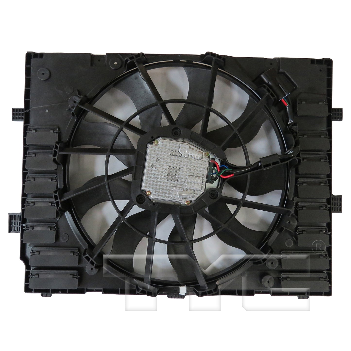 TYC Cooling Fan Assembly for Porsche Cayenne 2011-2018 OEM # 958 106 061 20