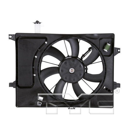 TYC Cooling Fan Assembly for Kia Forte5 2014 OEM # 25380-3X000