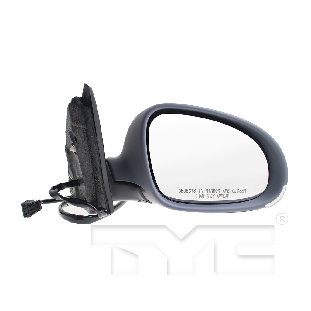 Volkswagen Passenger Side Mirror with OEM #  1K1 857 508 DB 9B9 TYC #  8610331