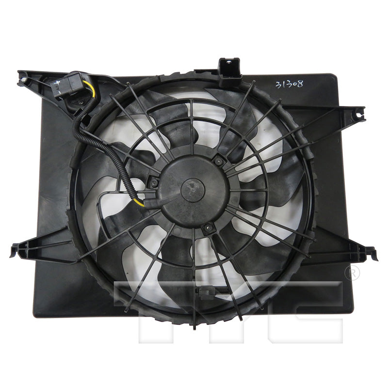 TYC Cooling Fan Assembly for Hyundai Sonata 2011-2012 OEM # 25380-4R280