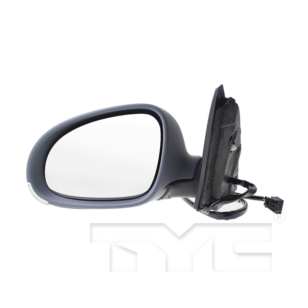Volkswagen Driver Side Mirror with OEM #  1K1 857 507 DJ 9B9 TYC #  8610332
