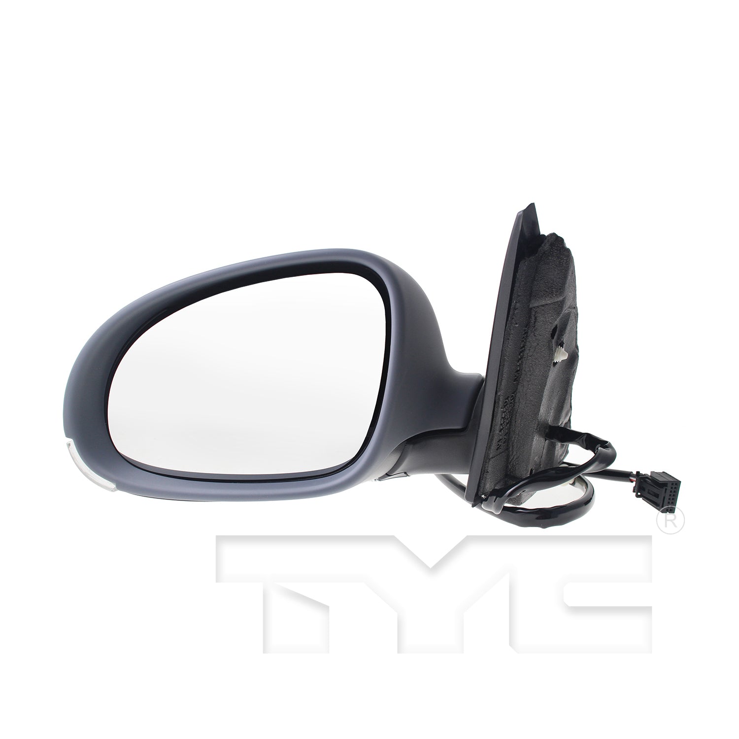 Volkswagen Driver Side Mirror with OEM #  1K1 857 507 DJ 9B9 TYC #  8610332