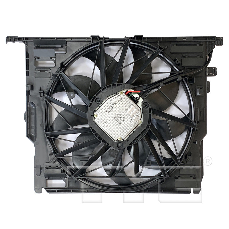 TYC Cooling Fan Assembly for BMW 650i Gran Coupe 2013-2018 OEM # 17 41 4 578 976