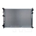 Subaru Radiator with OEM #  45111XA01A TYC #  13104