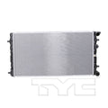 Volkswagen Radiator with OEM #  1C0 121 253 E TYC #  13048