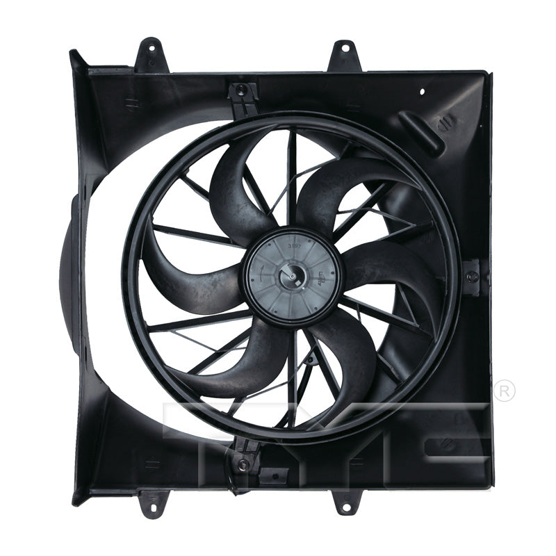 TYC Cooling Fan Assembly for Jeep Grand Cherokee 2004 wo Tow OEM # 52079528AD